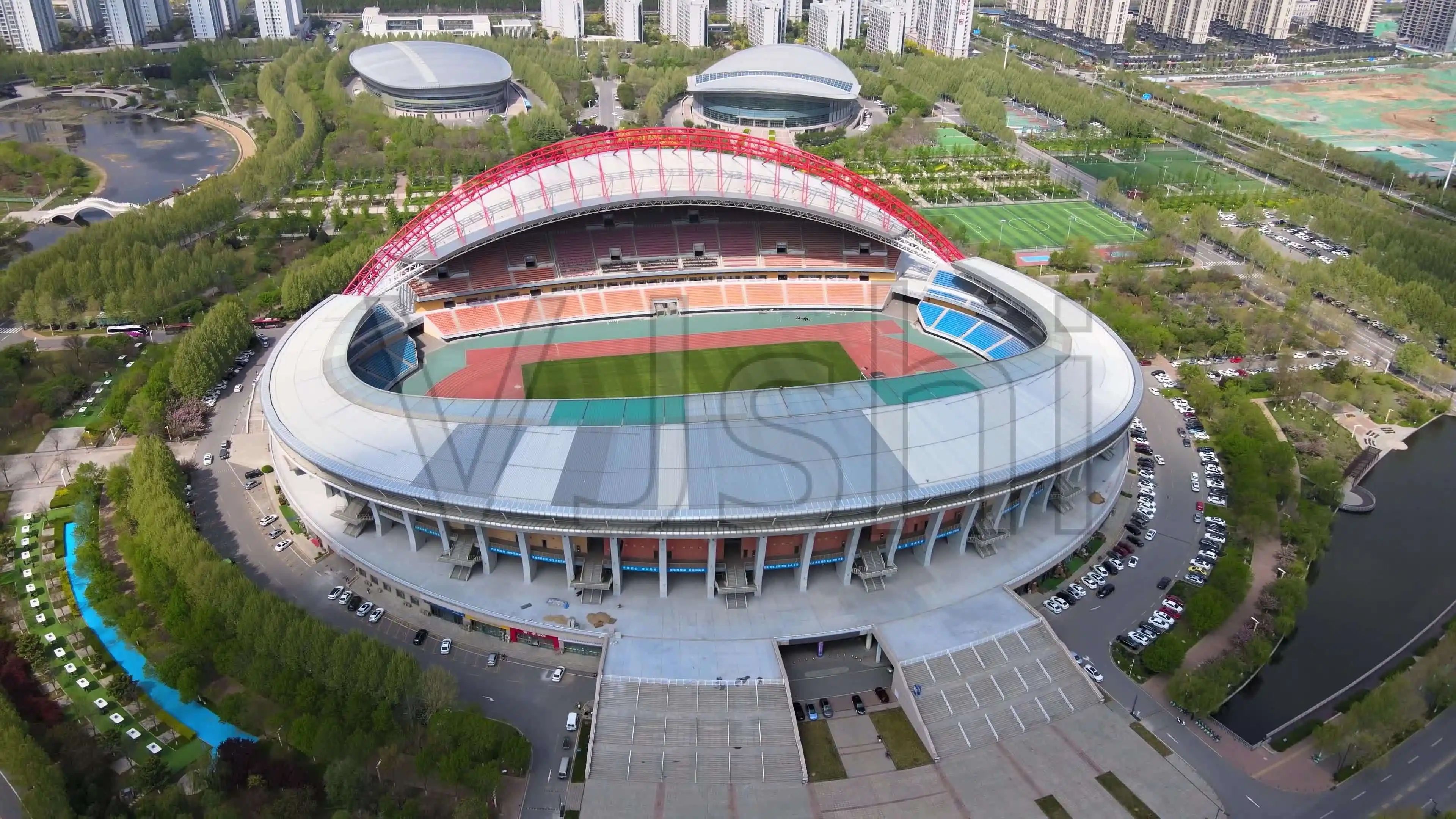 淄博市体育中心图片
