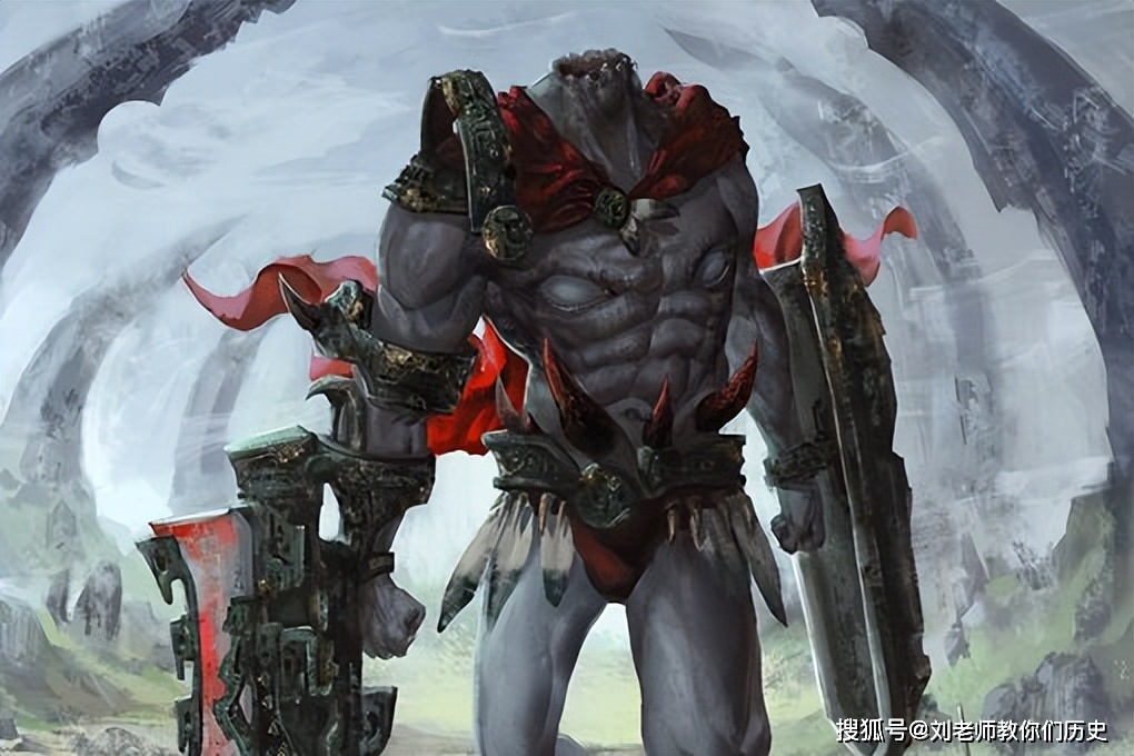 他和刑天一直打到了常羊山,挥剑砍下了刑天的头颅,没了头的刑天还没死