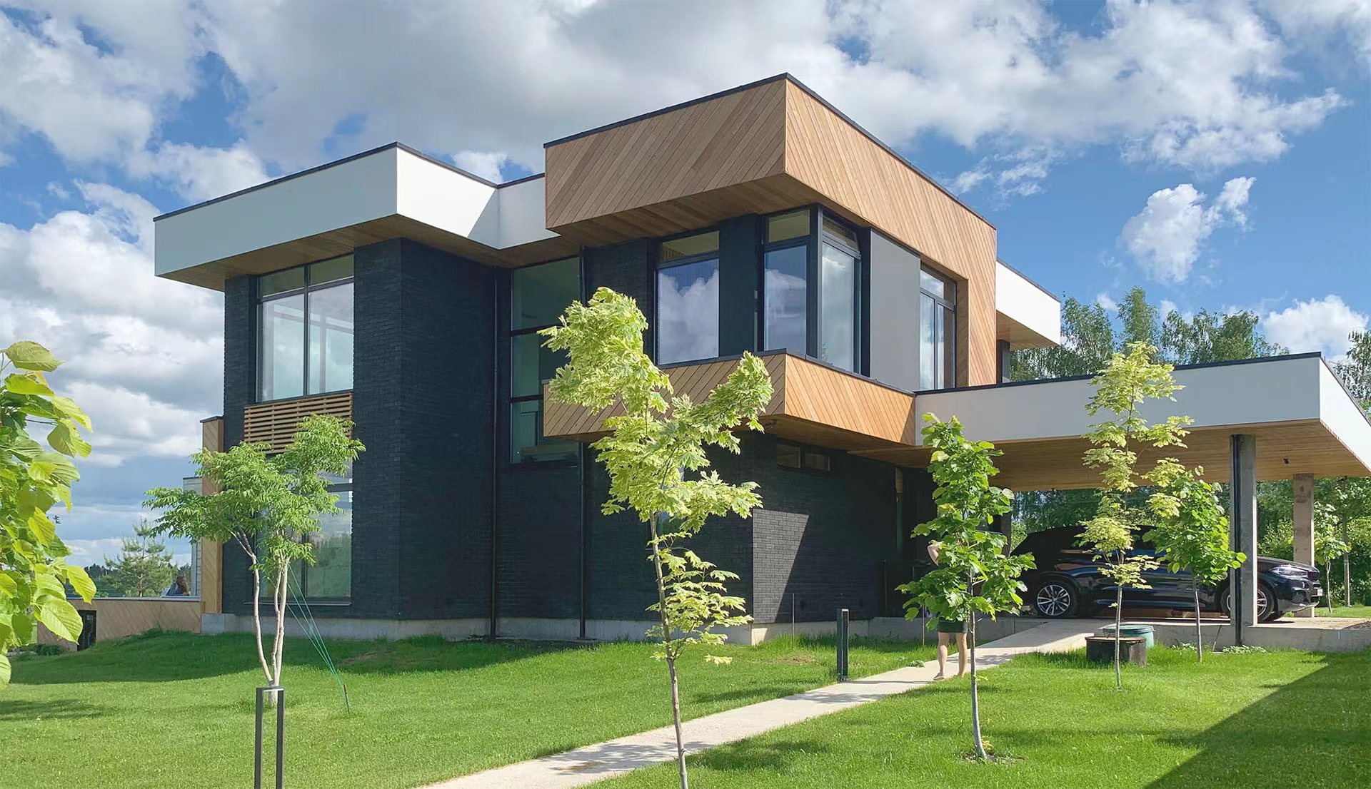 乡村现代风,来看看有品位的人如何选择乡村住房_建筑_别墅_施工图