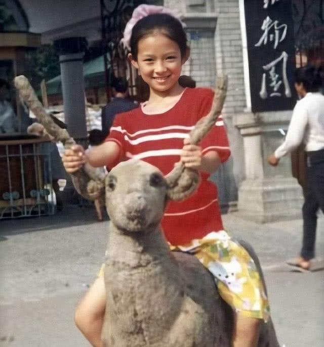 章子怡可爱童年照,看假小子的她多可爱,而且可爱的还很俊俏!