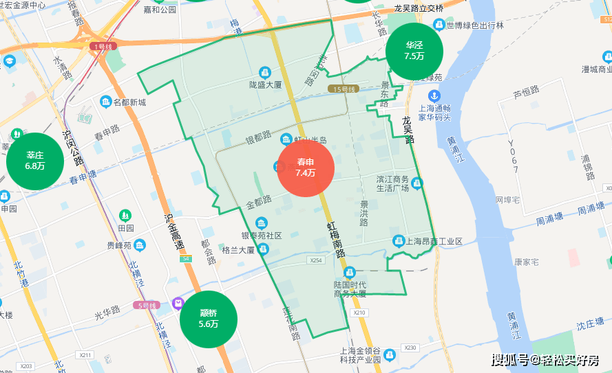 上海四大示范居住区之一闵行区教育最强板块春申