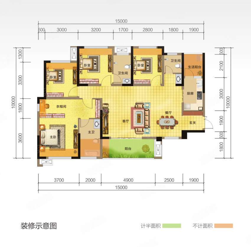 遂宁华翔城户型图图片