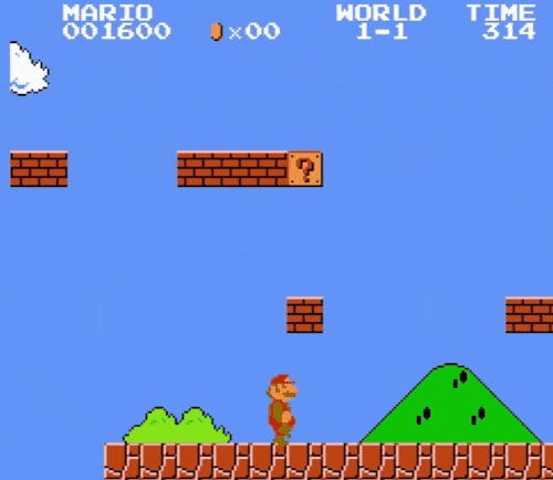 原创你能顶多少个达人发现fc版超级马里奥兄弟隐藏金砖的秘诀