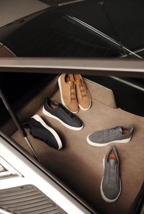 67杰尼亚品牌大使马伯骞演绎杰尼亚新款triplestitch运动鞋67