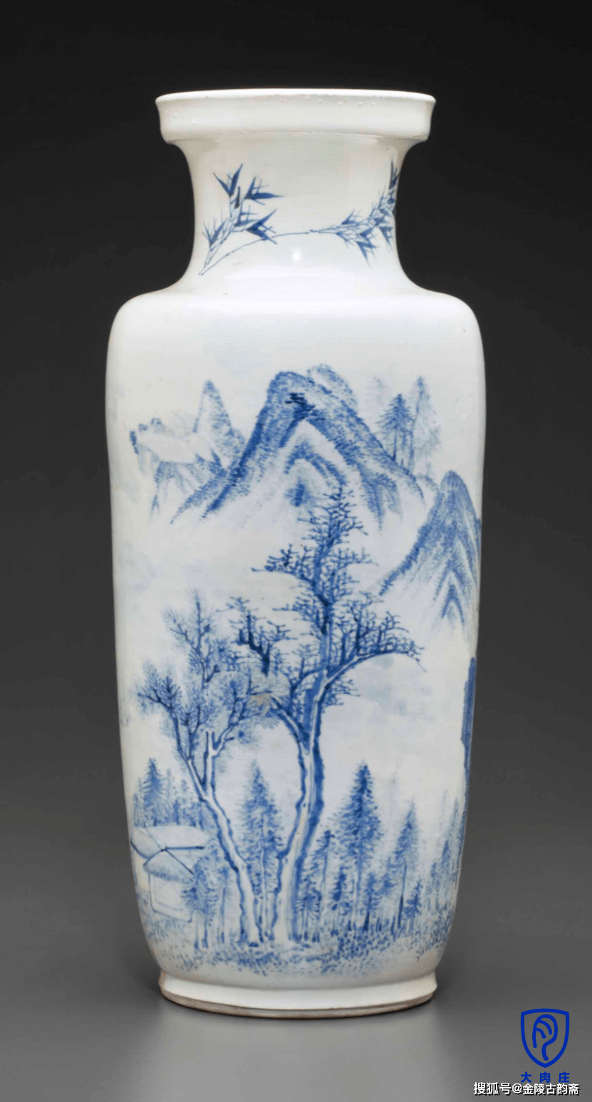 康熙青花的绝技——米点皴_搜狐网
