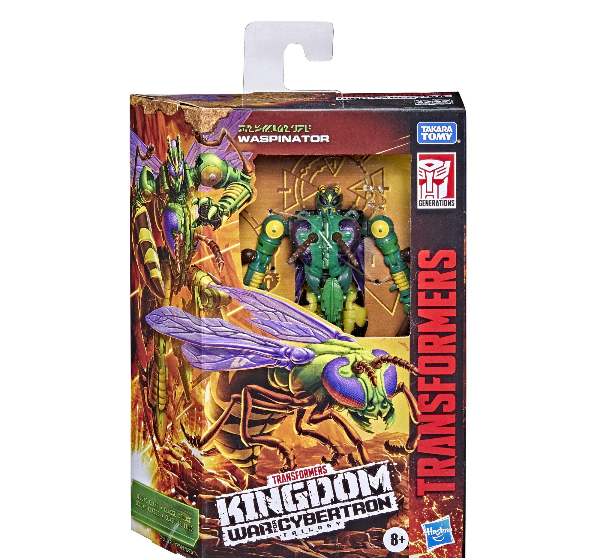 原创不死的反派角色变形金刚王国加强级黄蜂勇士