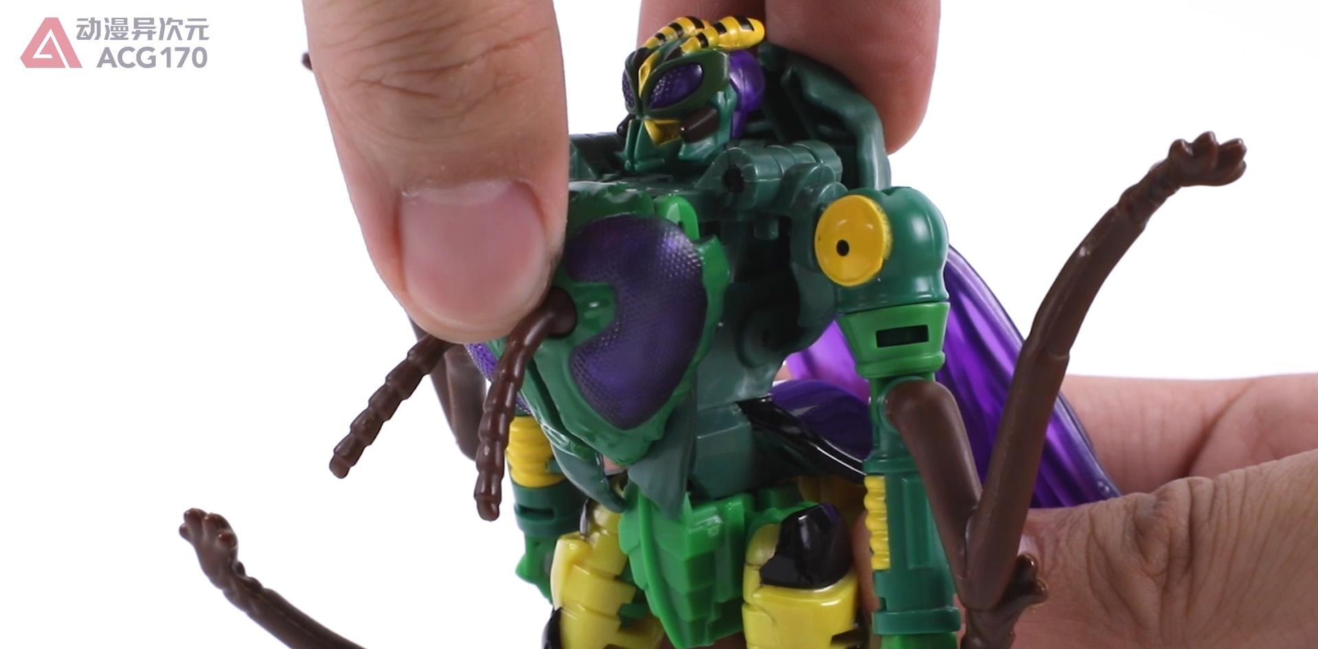 原创不死的反派角色变形金刚王国加强级黄蜂勇士