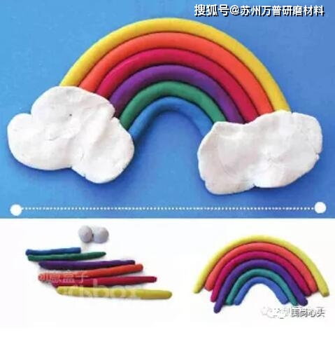 彩虹彩泥制作方法图片