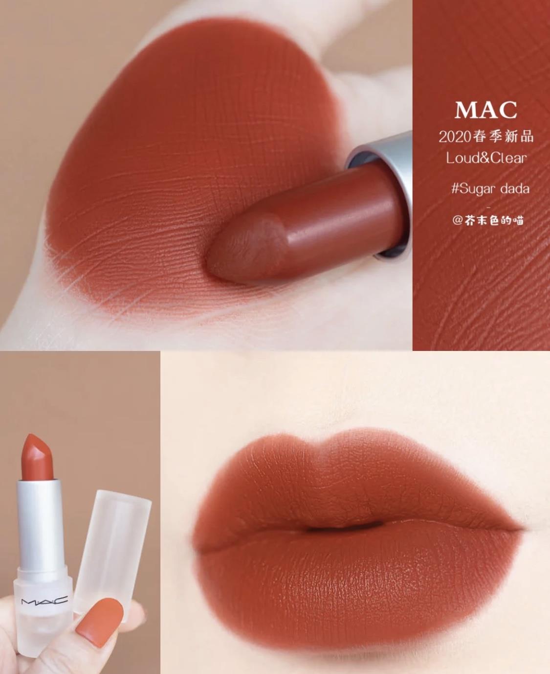 原创mac春季新款口红也太美了春天限定很元气百搭温柔不挑皮