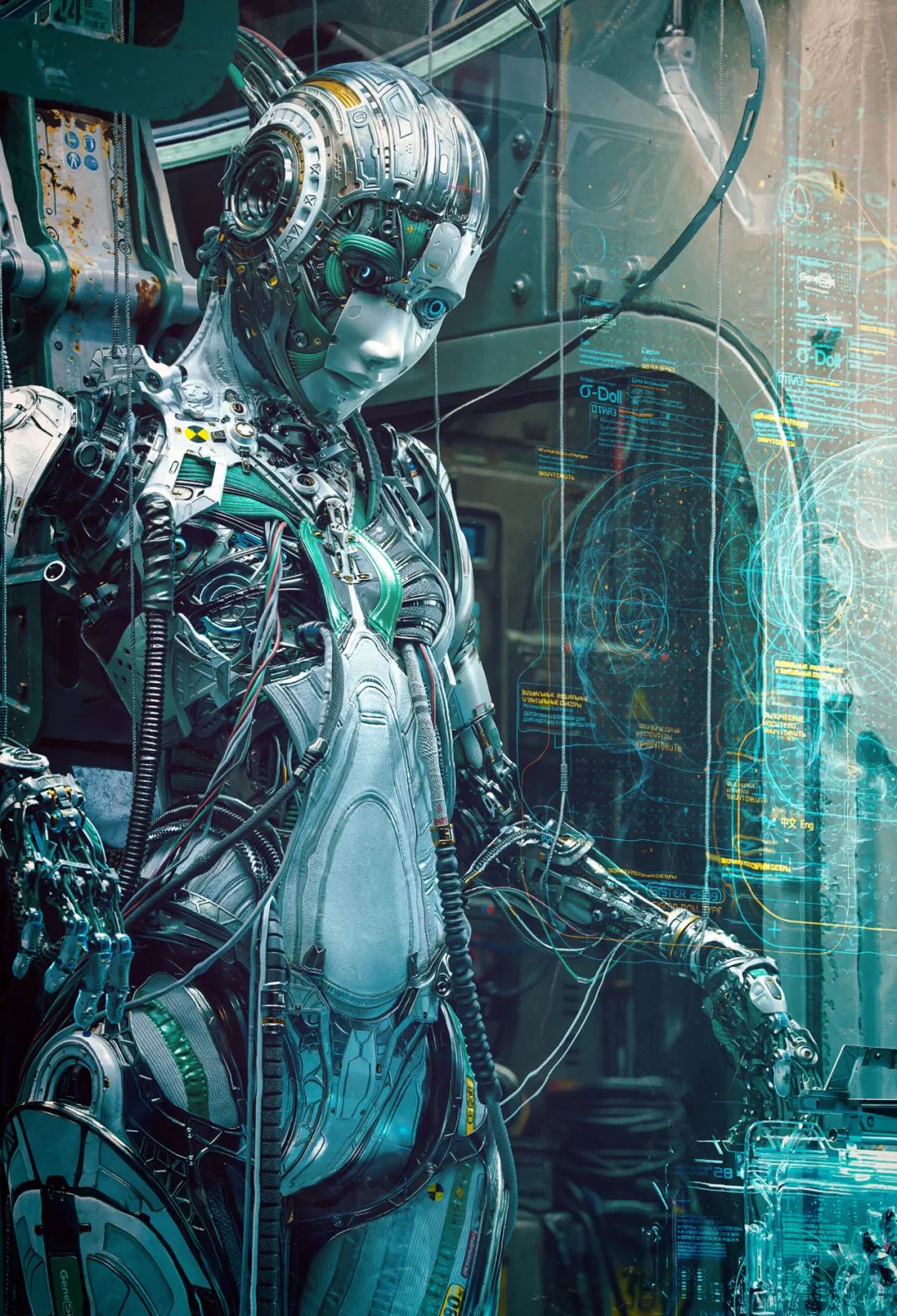 赛博朋克将蒸汽科幻元素风格进行到底俄罗斯cg艺术家michaelblack