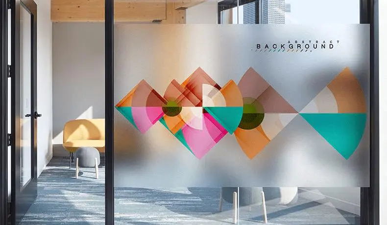 横走国际商业零售巨头的双面超透玻璃贴