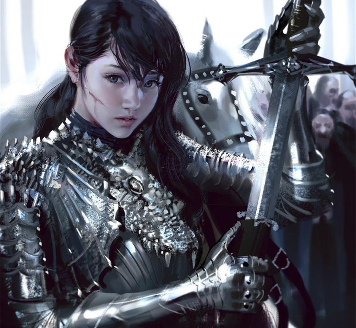 原创二次元的女武神有一种大剑的即视感女生战斗番是否会更受欢迎