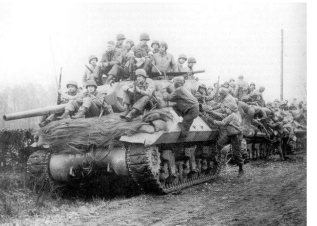 第17ss装甲师随其它的德军部队同时在方向对莫尔坦方美第3军发动反击