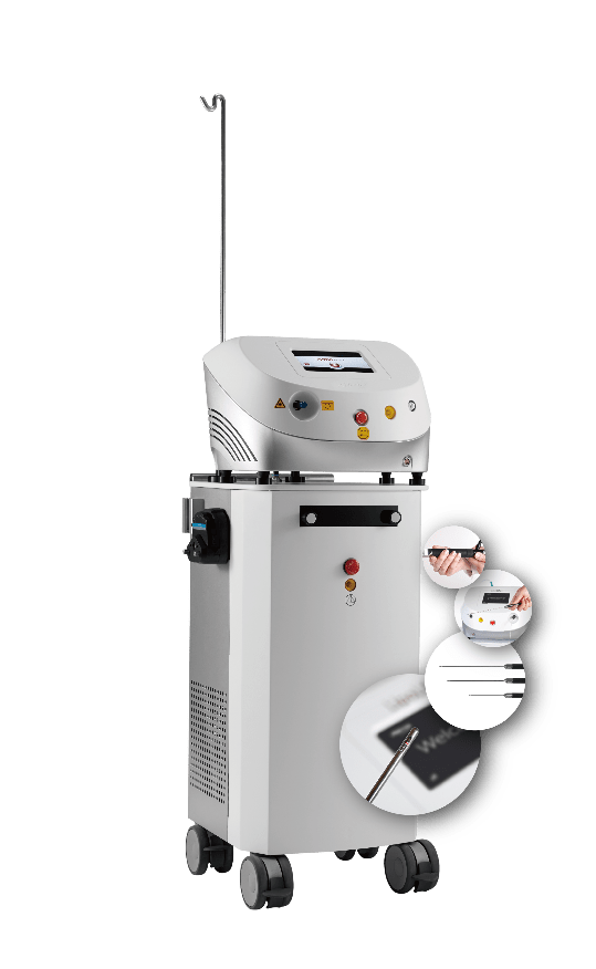 5g天使光雕采用脂水选择吸收比极高的1470nm波长激光,及以色列飞顿