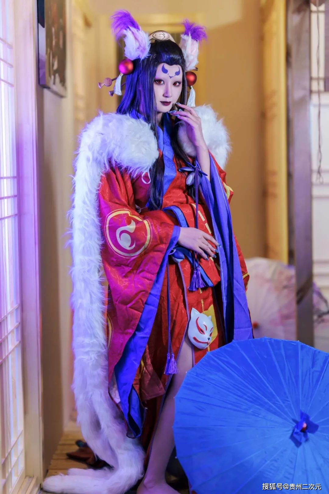 阴阳师烬天玉藻前cosplay