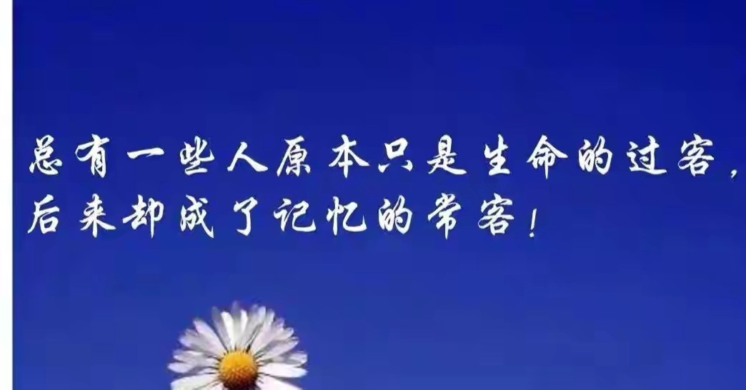 人生匆匆多过客