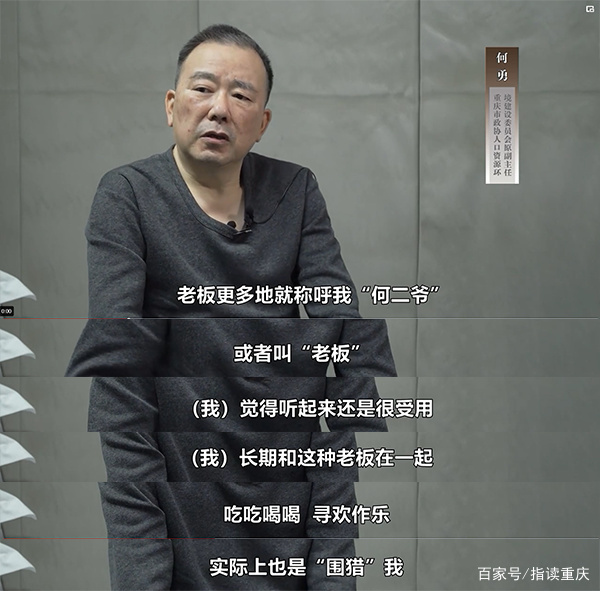 重庆落马厅官何勇:受贿叫掐蒜苗,赌博叫学习文件_办事_沙坪坝_红包