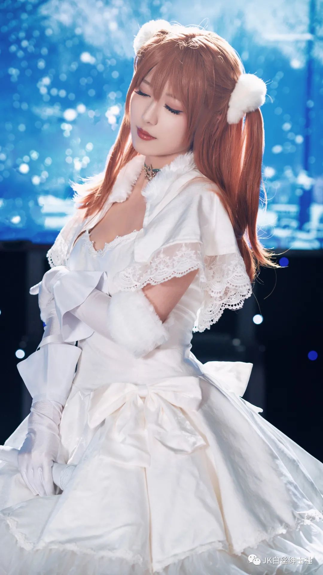 cos白色相簿2闪闪发光的雪菜cos正片阿音