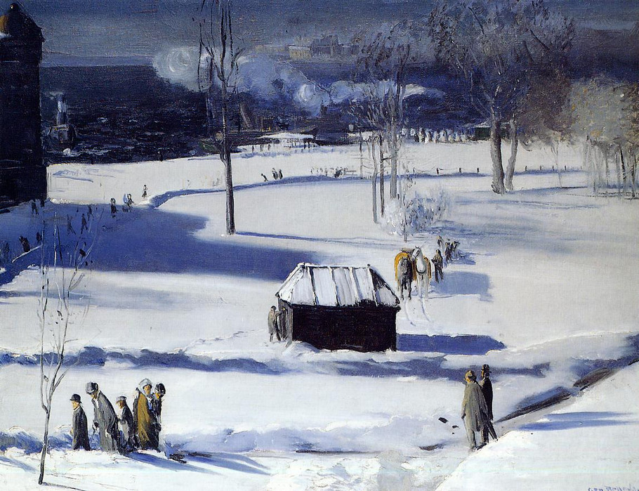 美国画家George Wesley Bellows 油画作品欣赏