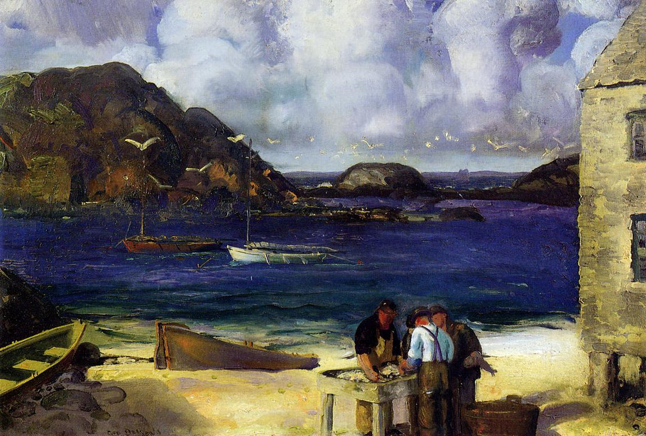 美国画家George Wesley Bellows 油画作品欣赏