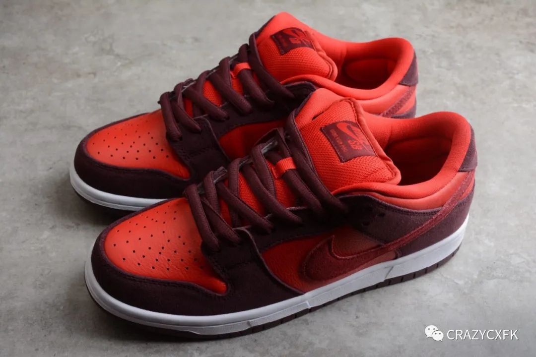 耐克nike dunk low cherry 红樱桃低帮运动板鞋_红色_皮革_车厘子