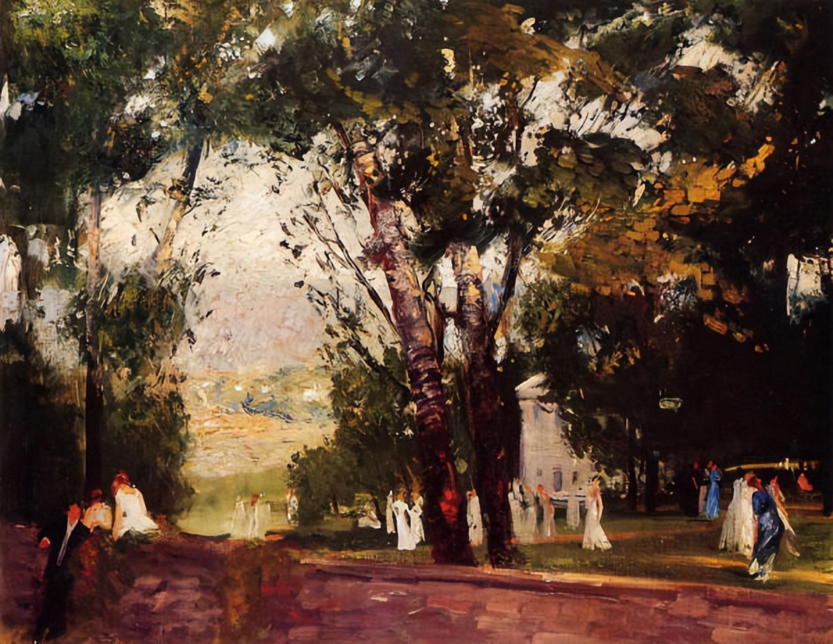 美国画家George Wesley Bellows 油画作品欣赏