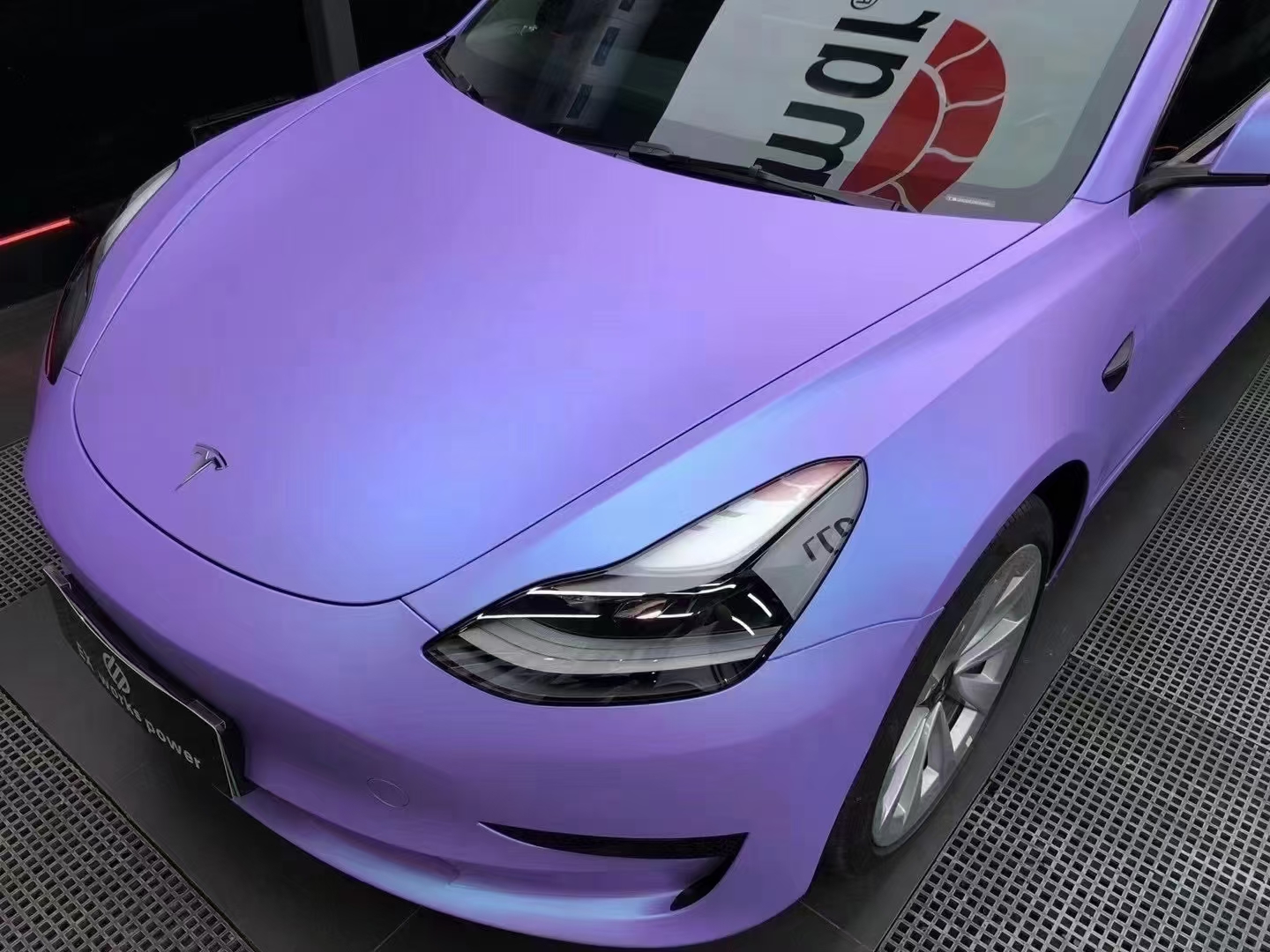 特斯拉skto改色膜陶瓷冰川蓝