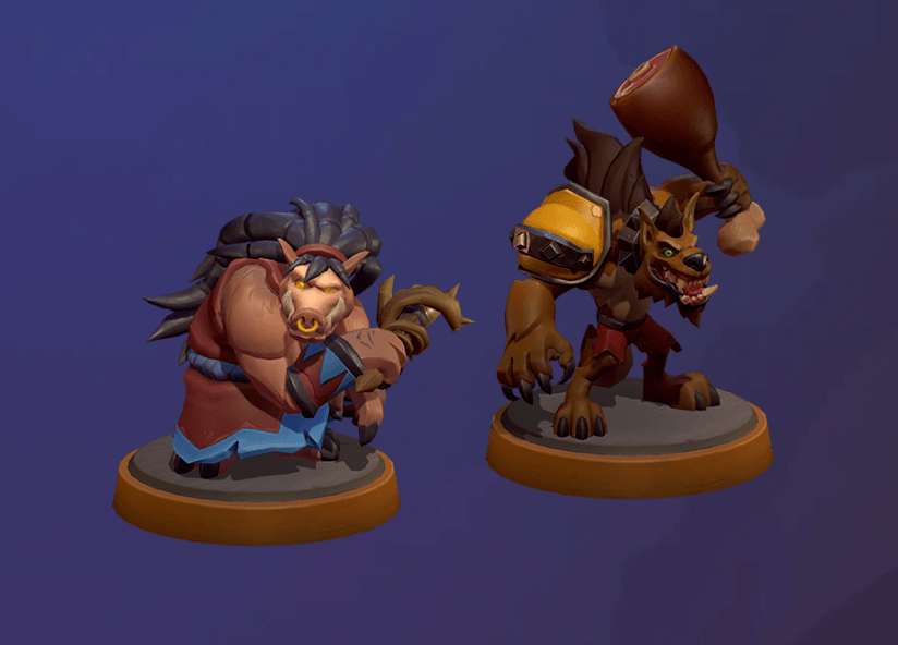 从艾泽拉斯的平原和雨林中袭来,践踏对手,英雄角色有卡尔加·刺肋等