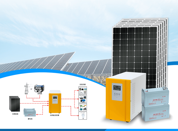 太阳能板储电装置图片