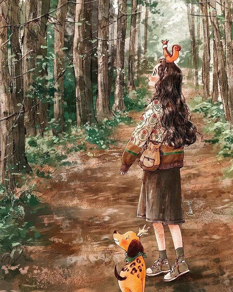 插画人气插画师aeppol的新作