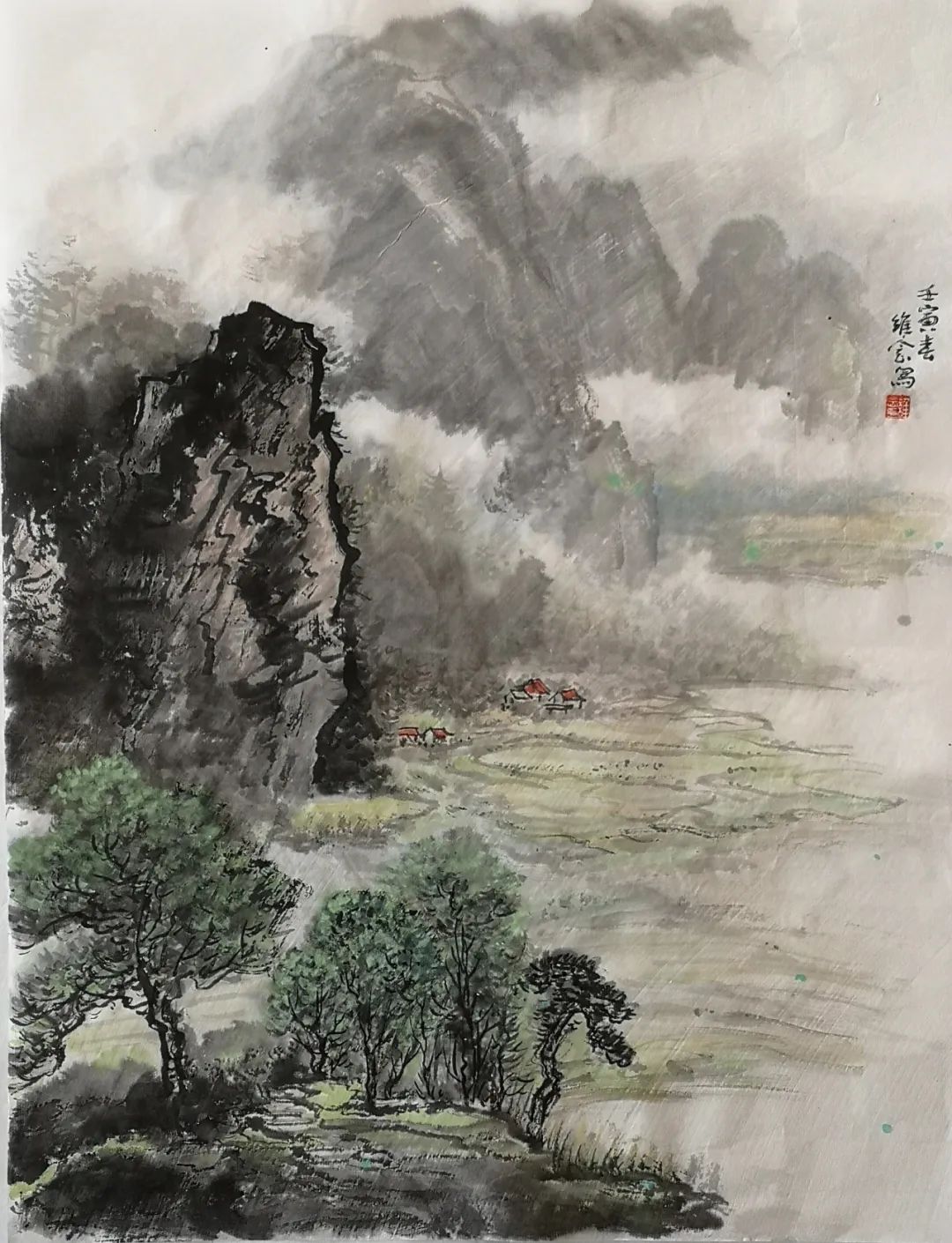 心动不如行动画起来才重要张际才写意山水画线上交流群学员学画感想之