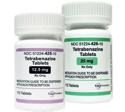 丁苯那嗪(tetrabenazine)和氘代丁苯那嗪(deutetrabenazine),都属于