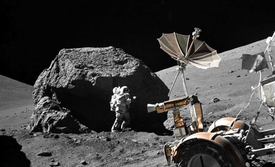 嫦娥四号证实美国登月图片