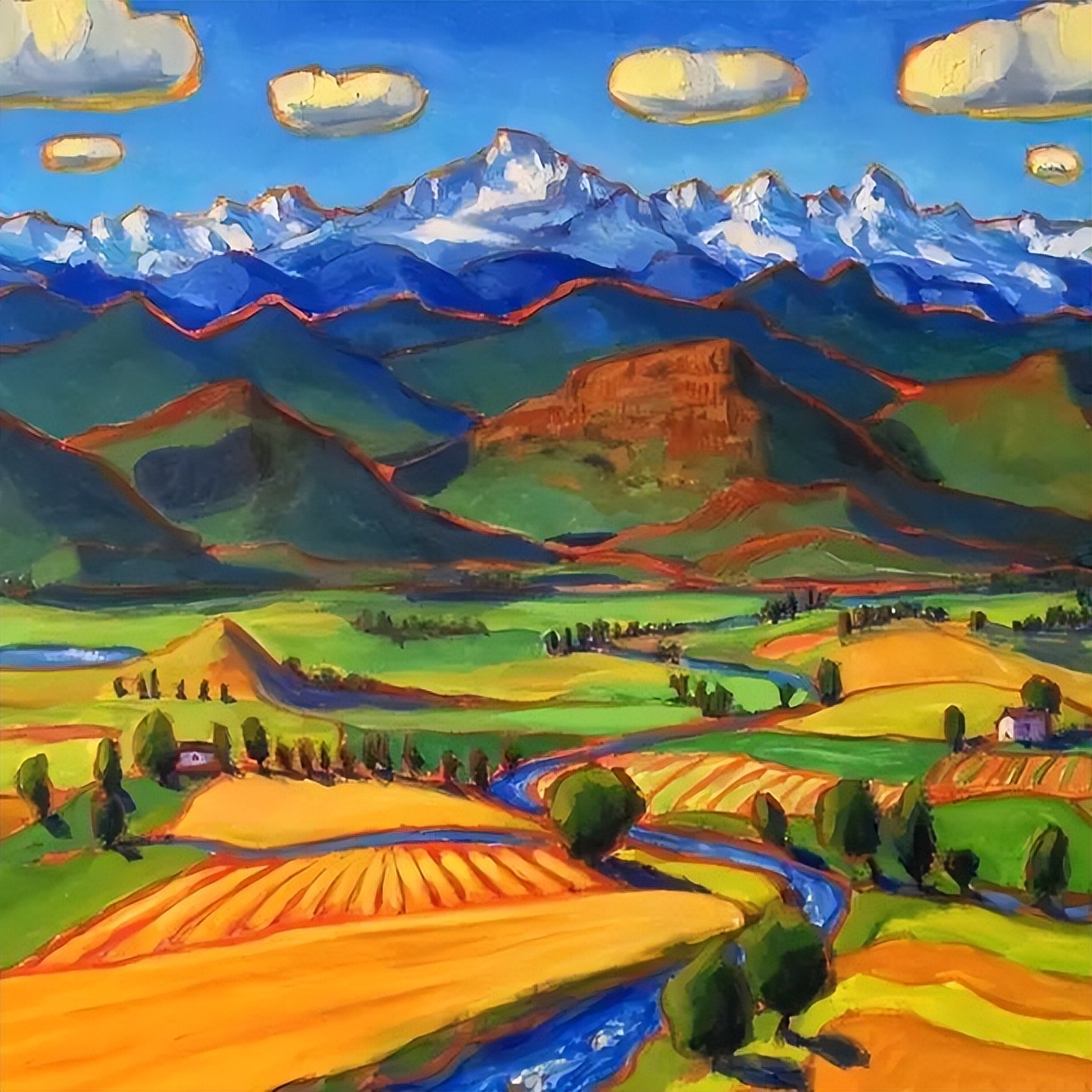 画面宁静安谧,画出让人心生向往的美丽风景_ellison_lisa_埃里森