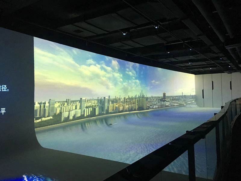 原创l幕投影在企业展厅设计中的作用