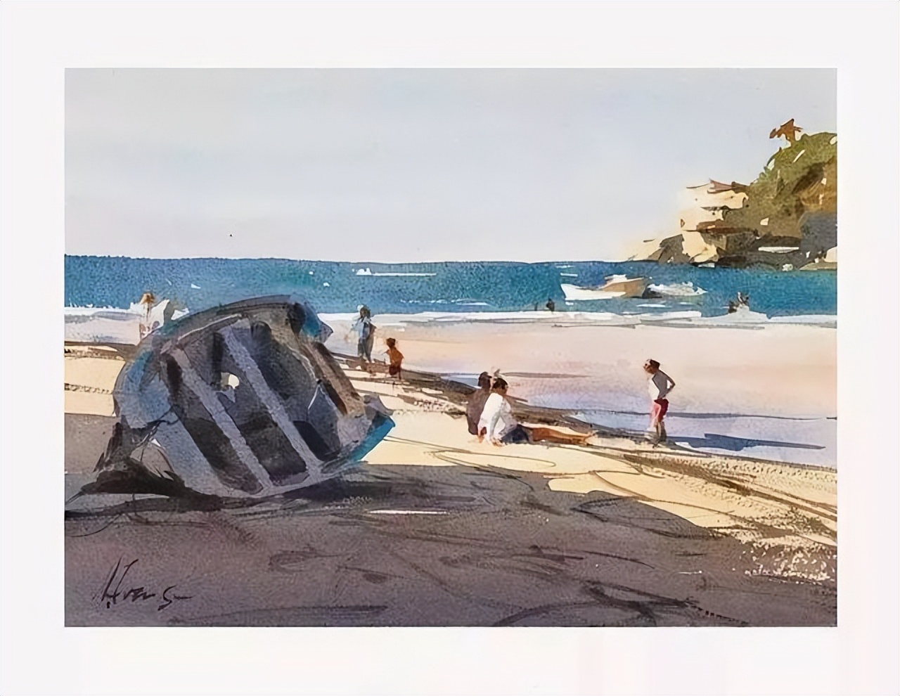 andy evansen(安迪)的水彩作品简约,明快,大气,非常有味道_美国_国际