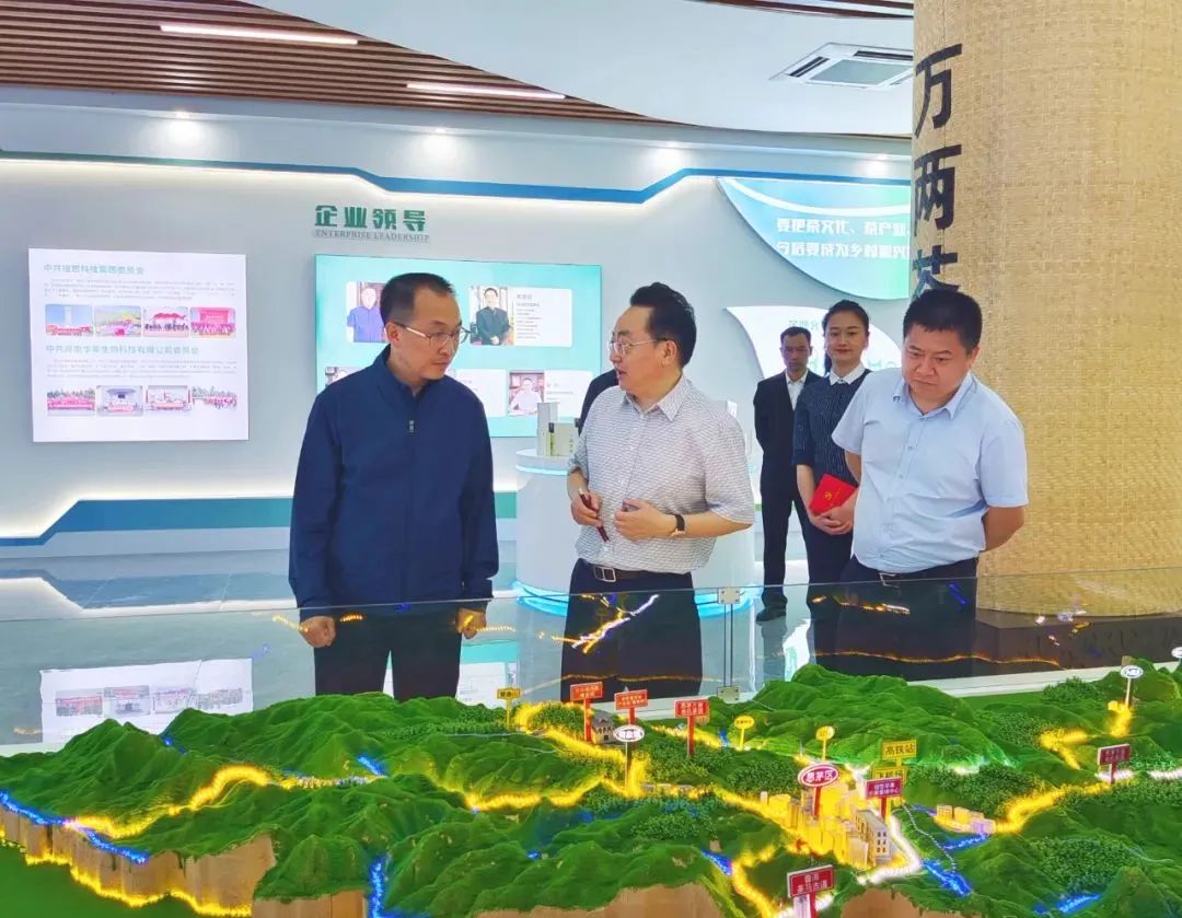 普洱市委书记李庆元普洱市政府常务副市长李旭东莅临理想华莱云南调研