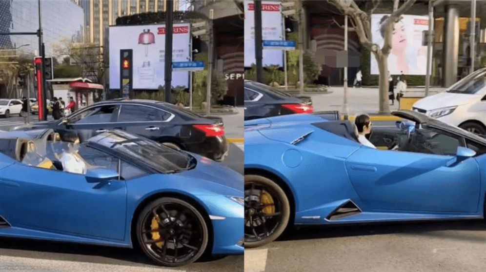 孙俪开321万豪车出巡?网友揪一细节力证:那不是她_照片_邓超_兰博基尼