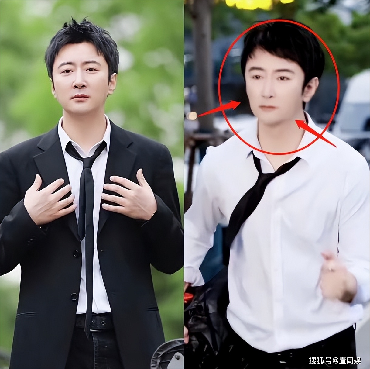 从画面中看得出来,高梓淇虽然身材没有变化,表情也很自然,但是脸都