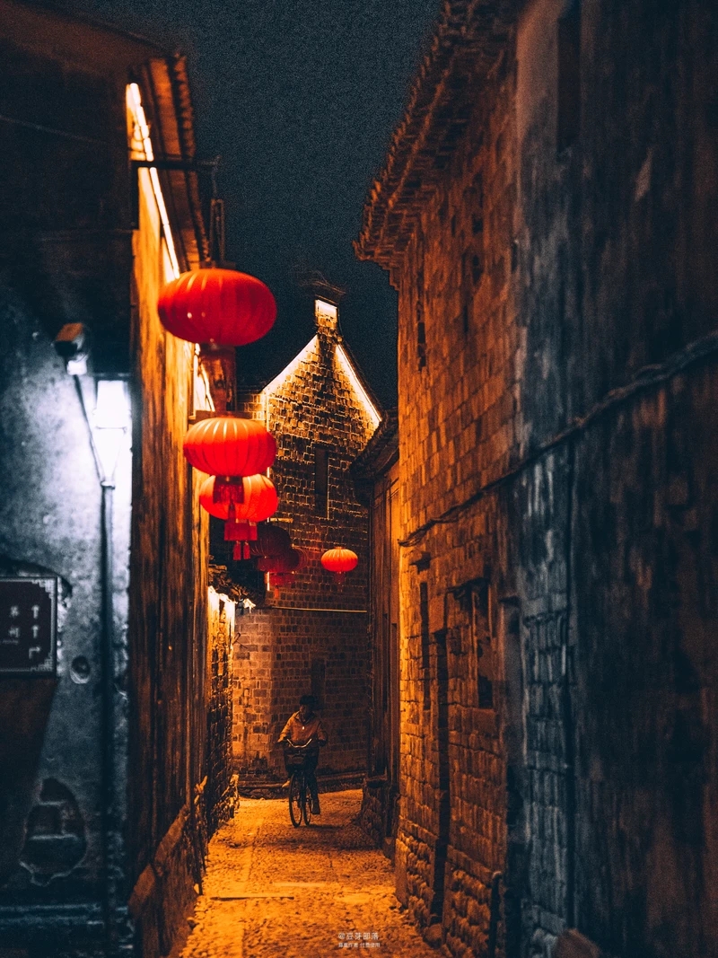 宁波旅游|夜色下的前童古镇
