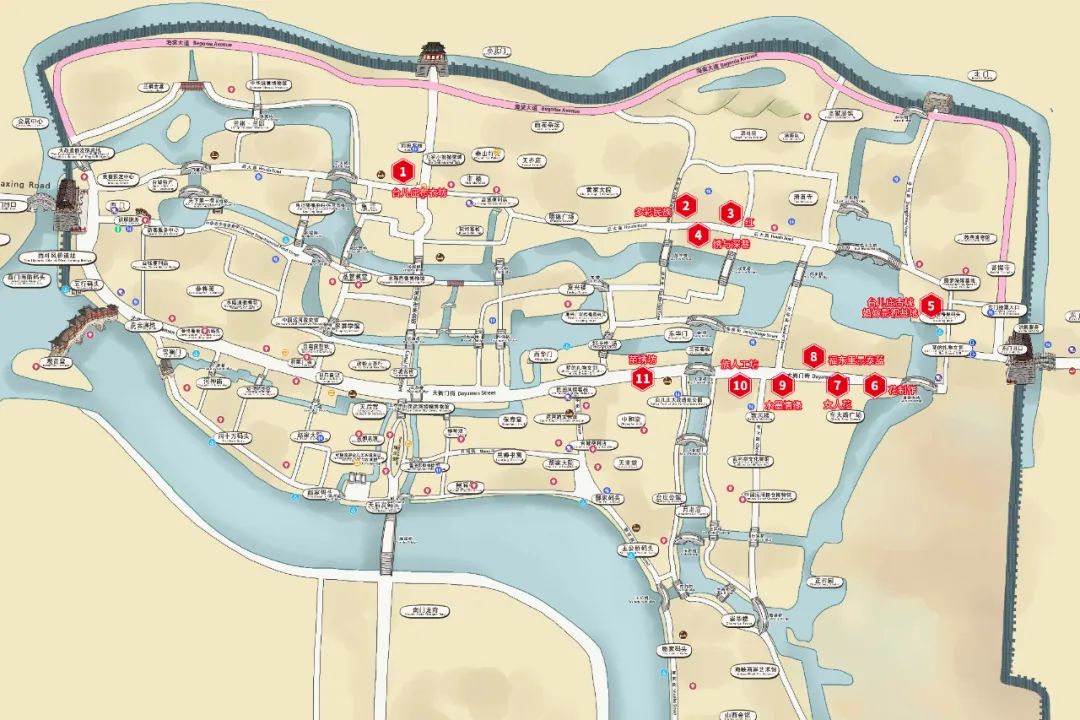 台儿庄古城丨夏色倚青艾端午游古城