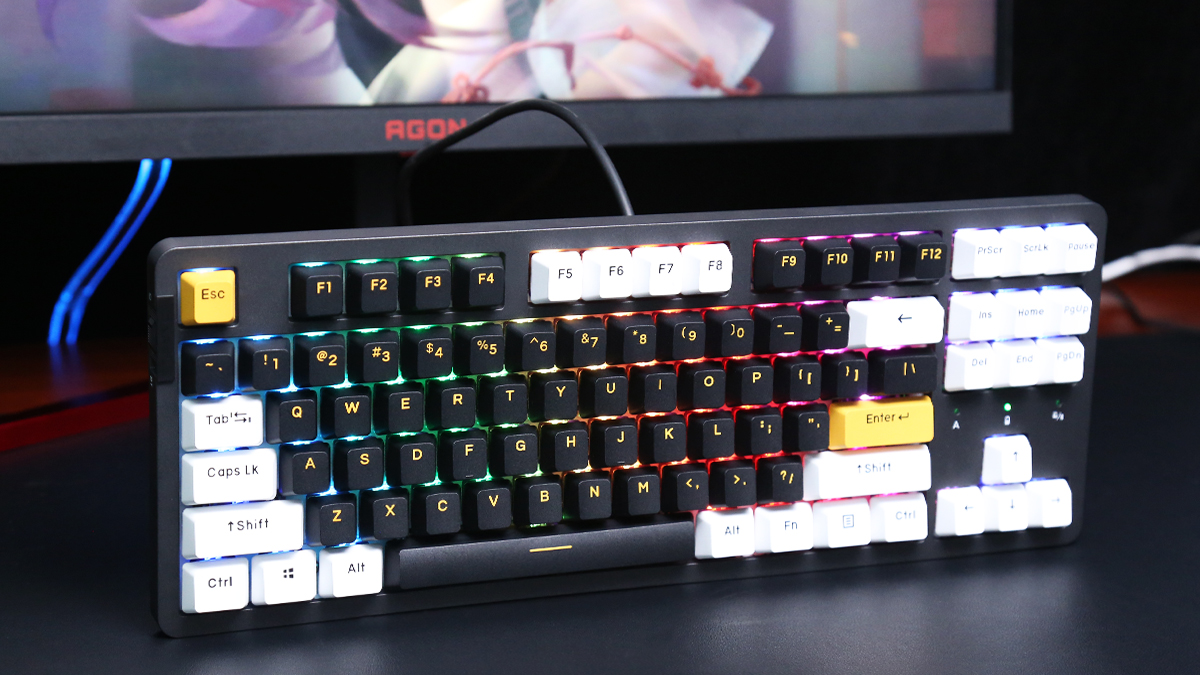 达尔优a87pro三模机械键盘评测全方位升级