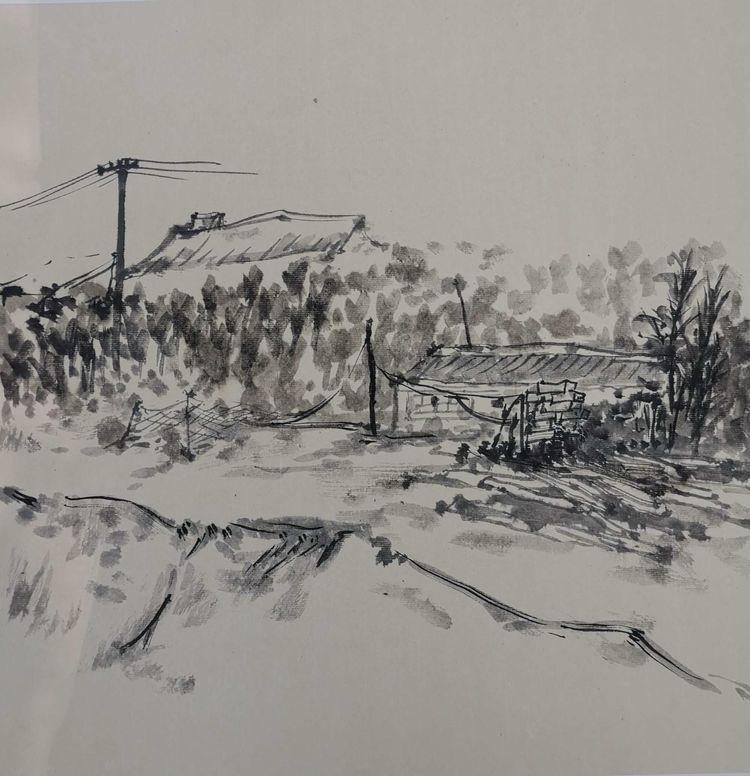 艺术的视角齐齐哈尔画家闫景阳乡村振兴画龙江搜狐云展之十一