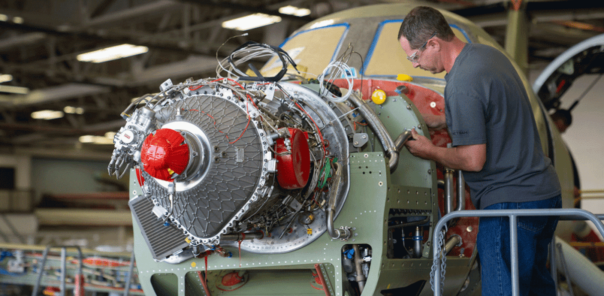 原创ge新型涡桨发动机catalyst的型号认证测试达50