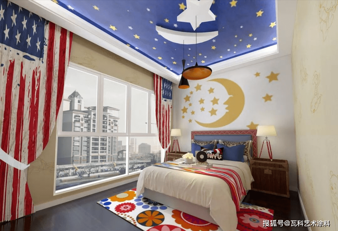 瓦科艺术涂料六一福利儿童房装修攻略及风格鉴赏