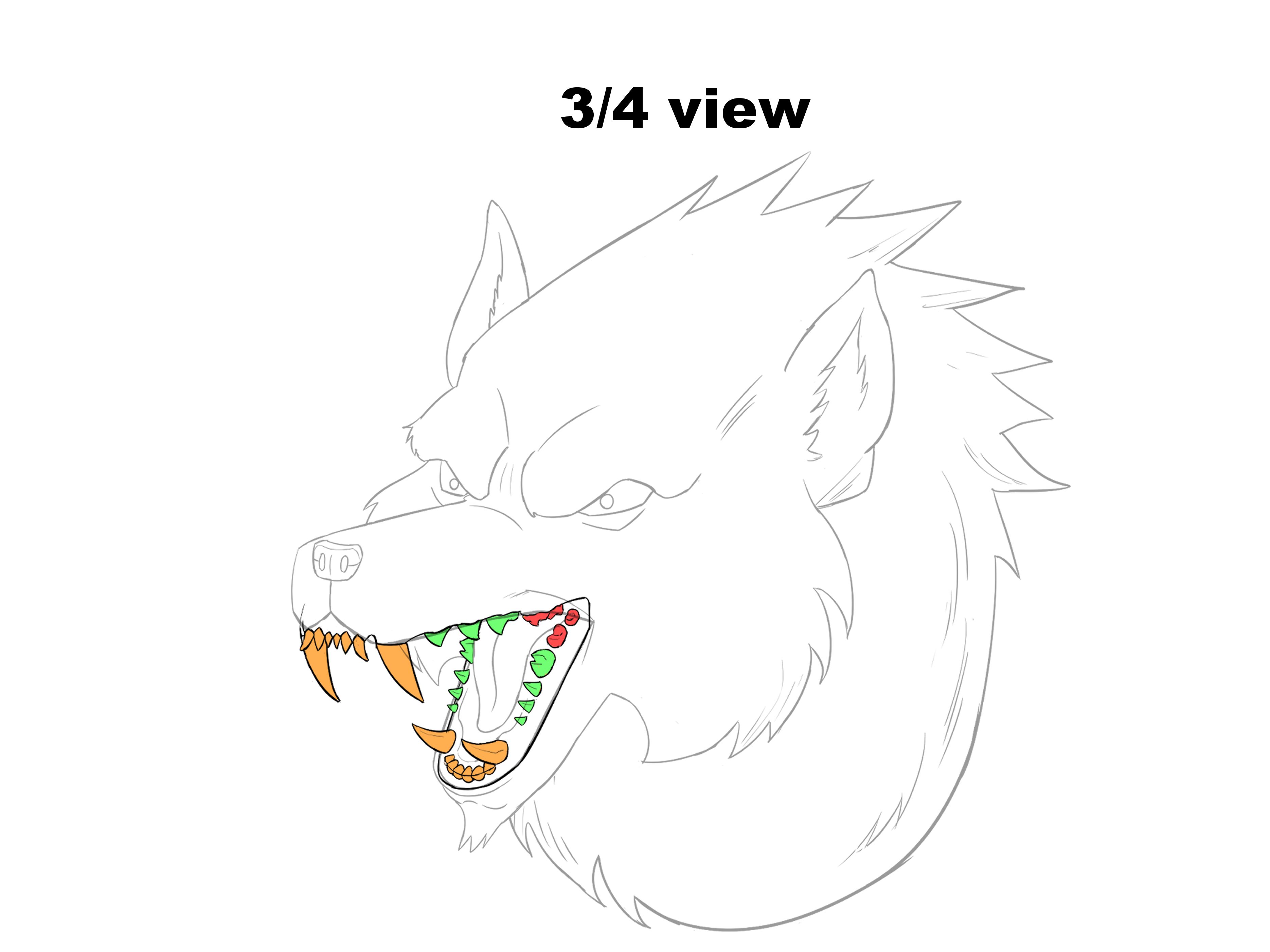 furry兽人怎么画教你绘制狼人兽设的画法教程