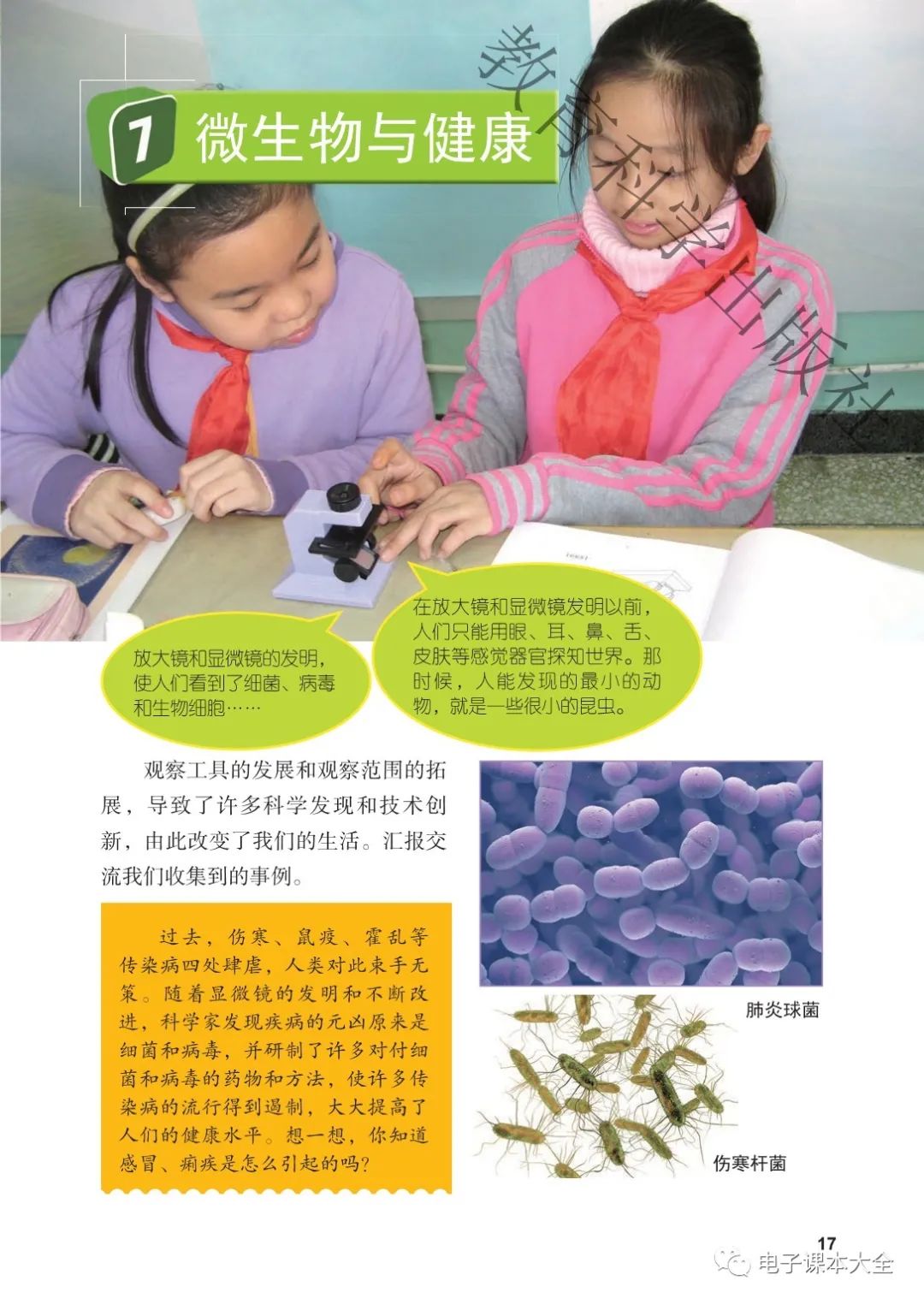 教科版六年级上册科学电子课本教材(高清pdf版)_小学_资源_课本