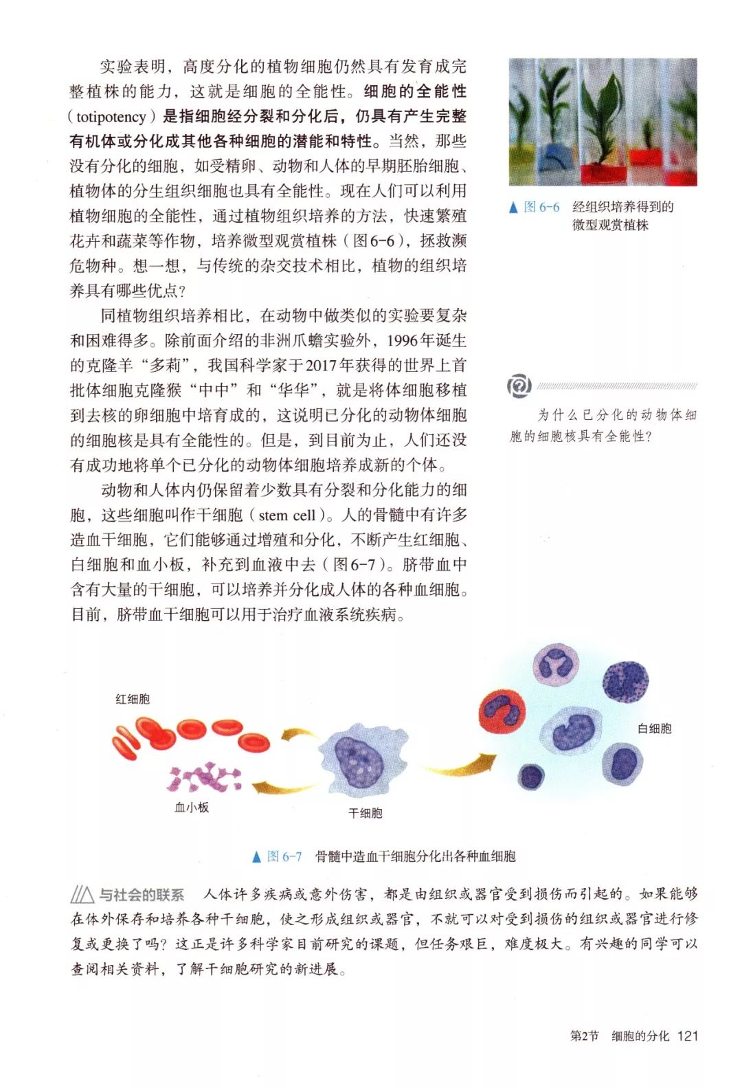 人教版高中生物必修一分子与细胞电子课本新教材pdf版