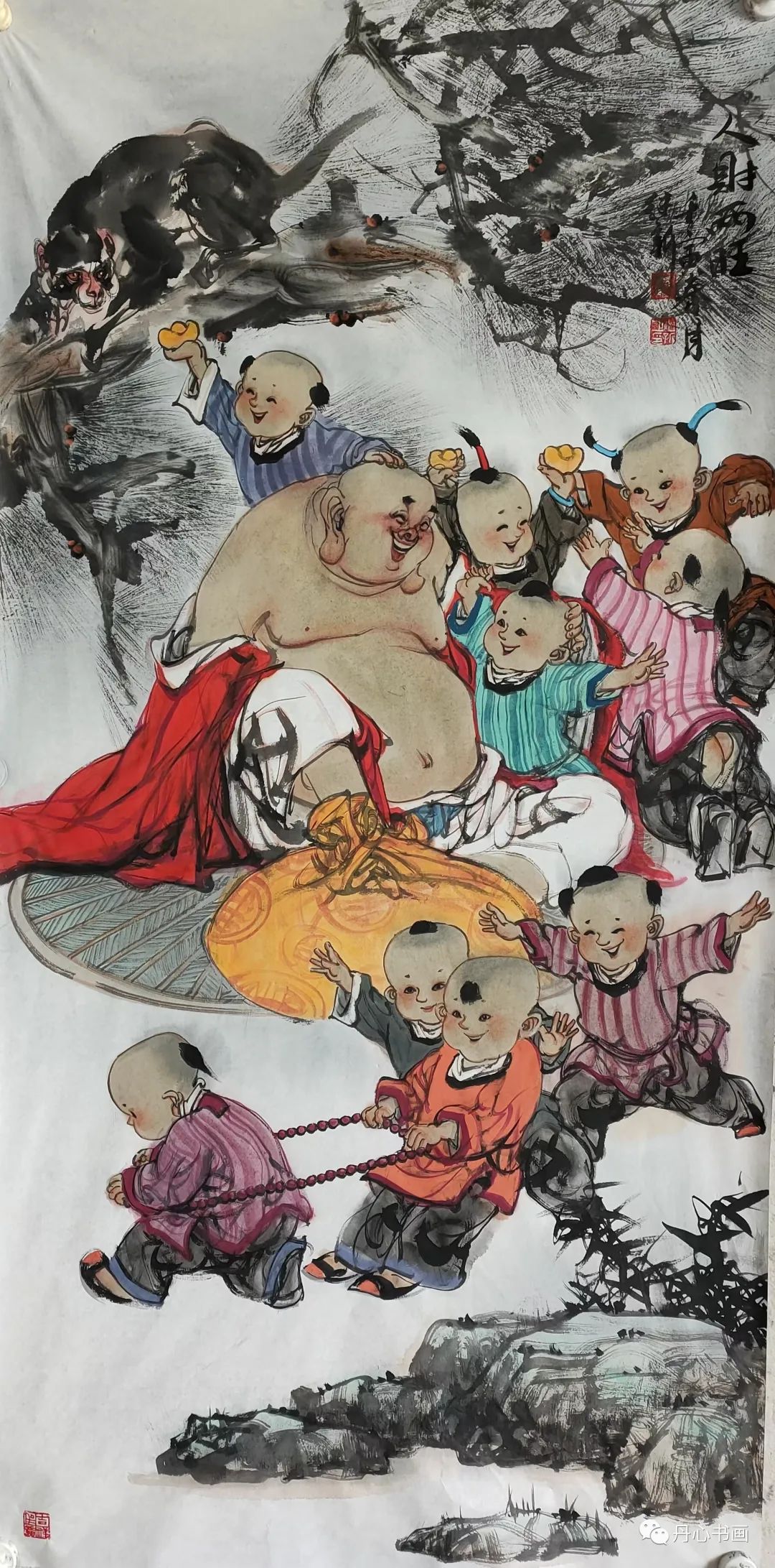 大气恢弘趣味传神人物画家董继新