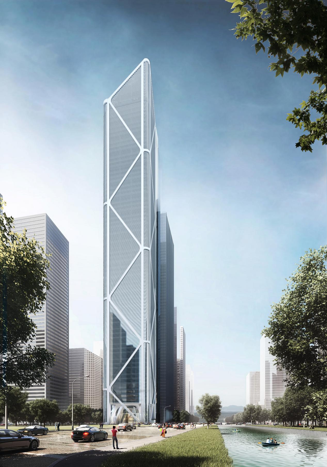 5米!总投资约50亿,广州琶洲在建最高摩天楼已突破200米
